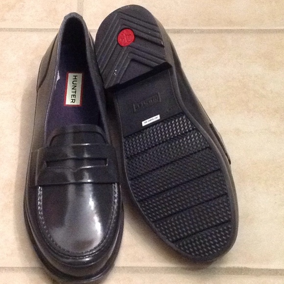 hunter rain loafers
